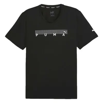 Puma ENERGY CLOUDSPUN GRAPHIC TEE Pánské sportovní triko, černá, velikost