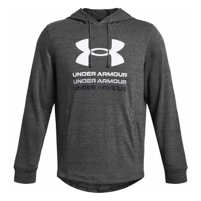 Under Armour RIVAL Pánská mikina, tmavě šedá, velikost