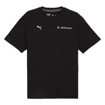 Puma BMW MOTORSPORT ESSENTIALS+ LOGO TEE Pánské triko, černá, velikost