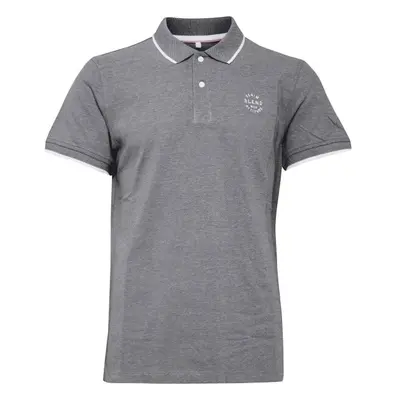 BLEND POLO SHIRT Pánské polotričko, tmavě šedá, velikost