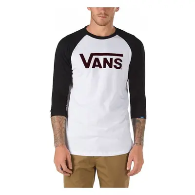 Vans CLASSIC RAGLAN Pánské tričko, bílá, velikost