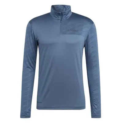 adidas TERREX MULTI LONG SLEEVE TEE Pánské outdoorové tričko, modrá, velikost