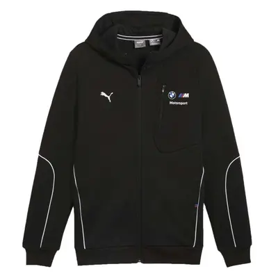 Puma BMW MOTORSPORT HOODED SWEAT Pánská mikina, černá, velikost