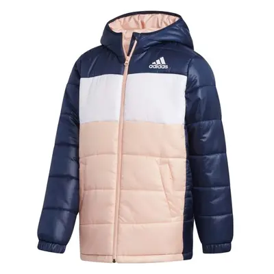 adidas PADDED Juniorská zimní bunda, tmavě modrá, velikost