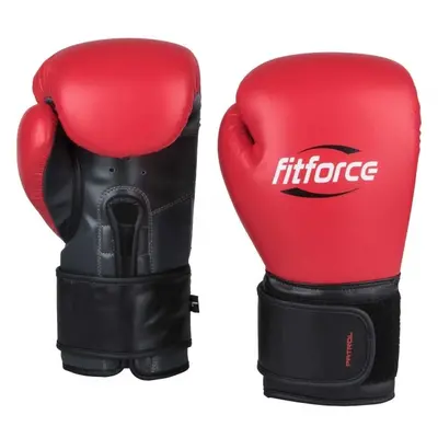 Fitforce PATROL Tréninkové boxerské rukavice, červená, velikost