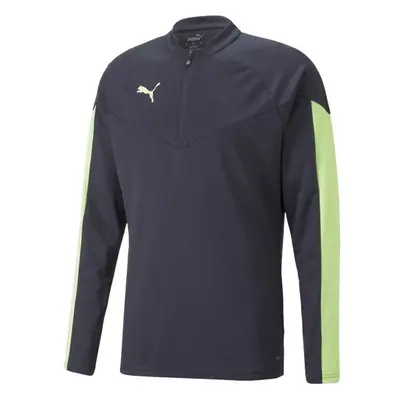 Puma INDIVIDUALFINAL 1/4 ZIP TOP Pánská mikina, šedá, velikost