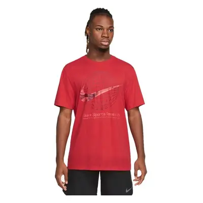 Nike DRI-FIT Pánské tričko, červená, velikost