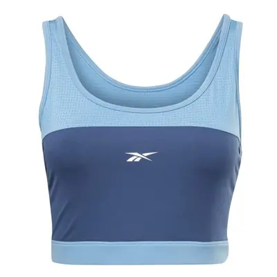 Reebok WOR MESH BRALETTE Dámská braletka, modrá, velikost