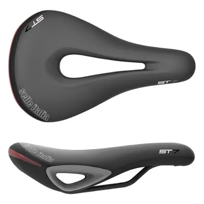 Selle Italia ST Superflow Cyklistické sedlo, černá, velikost