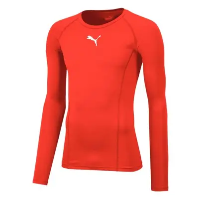 Puma LIGA BASELAYER LONG SLEEVE TEE Pánské funkční triko, červená, velikost