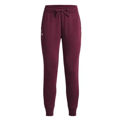 Under Armour RIVAL FLEECE JOGGER Dámské tepláky, vínová, velikost