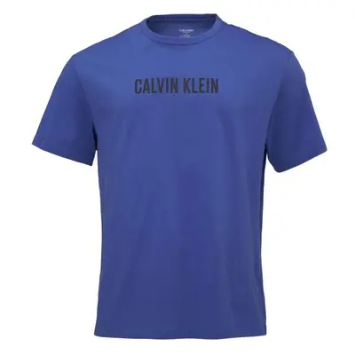 Calvin Klein S/S CREW NECK Pánské tričko, modrá, velikost