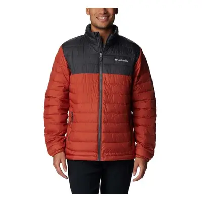 Columbia POWDER LITE JACKET Pánská zimní bunda, červená, velikost