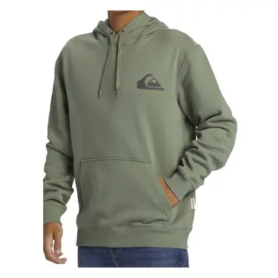 Quiksilver OMNI LOGO Pánská mikina, khaki, velikost