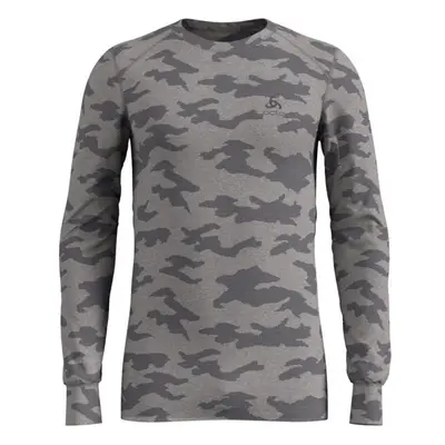 Odlo SUW MEN'S TOP L/S CREW NECK ACTIVE WARM XMAS Pánské triko, šedá, velikost