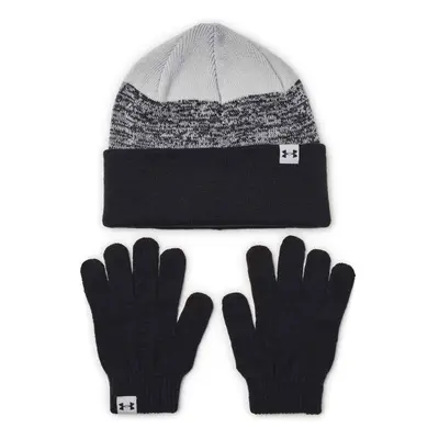 Under Armour BEANIE&GLOVES COMBO Dívčí set čepice a rukavice, černá, velikost