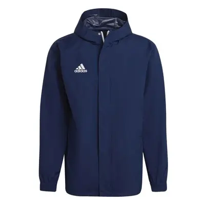 adidas ENTRADA ALL WEATHER JACKET Pánská fotbalová bunda, modrá, velikost