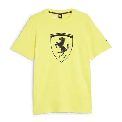 Puma FERRARI RACE TEE Pánské triko, žlutá, velikost