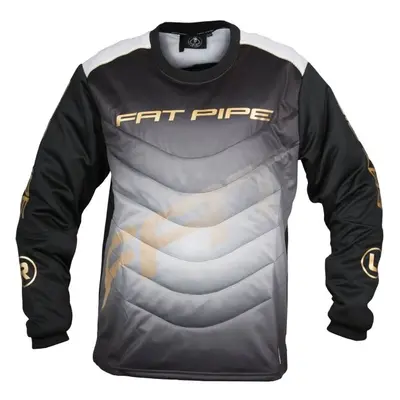 Fat Pipe SHIRT JR Juniorský brankářský dres, černá, velikost