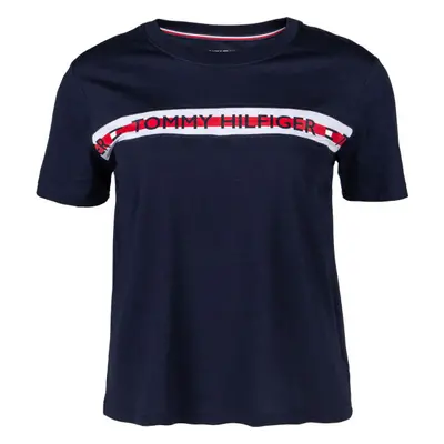 Tommy Hilfiger SS TEE Dámské tričko, tmavě modrá, velikost