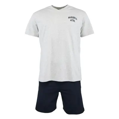 Russell Athletic SET TEE SHORT Pánský pyžamový set, šedá, velikost