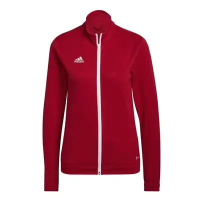 adidas ENTRADA TRACK JACKET Dámská fotbalová mikina, červená, velikost