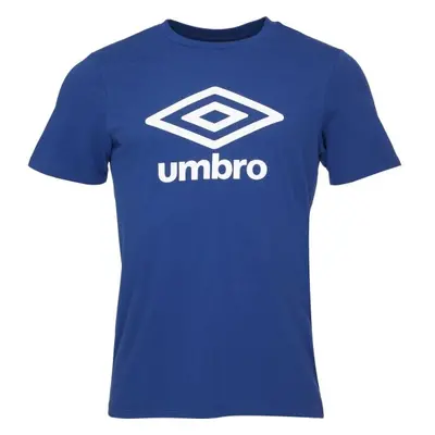 Umbro LARGE LOGO TEE ESSENTIALS Pánské triko, modrá, velikost