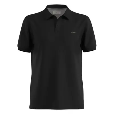 s.Oliver RL POLO SHIRT Pánské polo tričko, černá, velikost