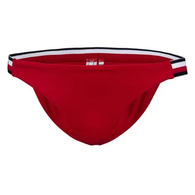 Tommy Hilfiger CHEEKY BIKINI Dámský spodní díl plavek, červená, velikost