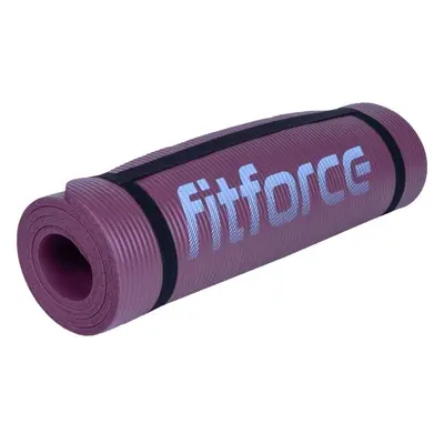 Fitforce NBR MAT Podložka na cvičení, vínová, velikost