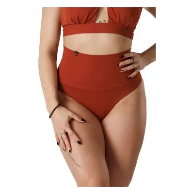 GOLDBEE SHAPEWEAR SWIMWEAR BOTTOMS Dámské stahovací plavecké kalhotky, oranžová, velikost