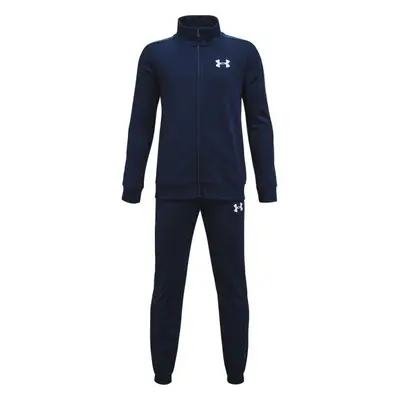 Under Armour KNIT TRACK SUIT Chlapecká sportovní souprava, tmavě modrá, velikost