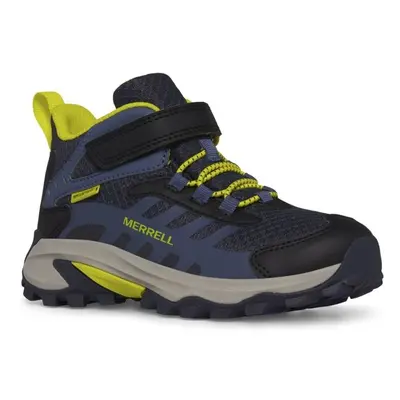 Merrell MOAB SPEED MID A/C WTRPF Dětské outdoorové boty, tmavě modrá