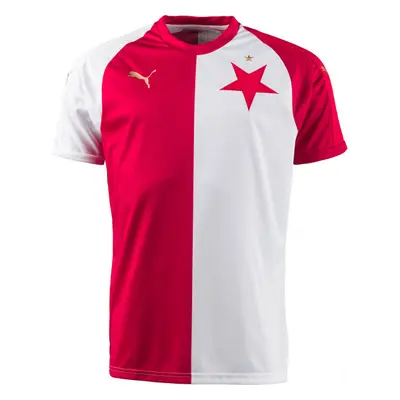 Puma SK SLAVIA HOME KIDS Originální fotbalový dres, červená, velikost