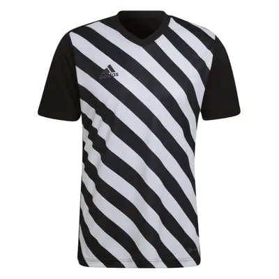 adidas ENTRADA JERSEY TEE Pánský fotbalový dres, černá, velikost