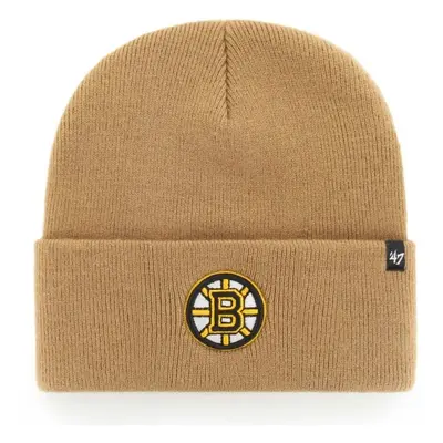 47 NHL BOSTON BRUINS HAYMAKER CUFF KNIT Klubová zimní čepice, béžová, velikost