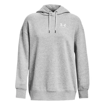 Under Armour ESSENTIAL FLC OS HOODIE Dámská mikina, šedá, velikost