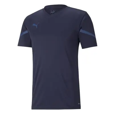 Puma TEAMFLASH JERSEY TEE Pánské sportovní triko, tmavě modrá, velikost