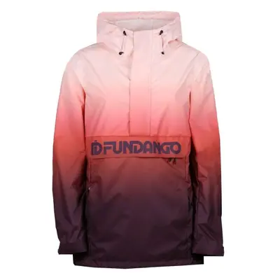 FUNDANGO BETULA LOGO ANORAK Dámská přechodová bunda, vínová, velikost