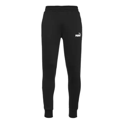 Puma ESSENTIALS + COL LOGO PANTS Pánské tepláky, černá, velikost