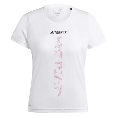 adidas TERREX AGRAVIC TRAIL RUNNNG T-SHIRT Dámské triko, bílá, velikost