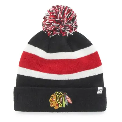 47 NHL CHICAGO BLACKHAWKS BREAKAWAY CUFF KNIT Zimní čepice, černá, velikost