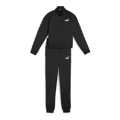 Puma ESSENTIALS TAPE TRICOT SUIT CL G Dívčí souprava, černá, velikost