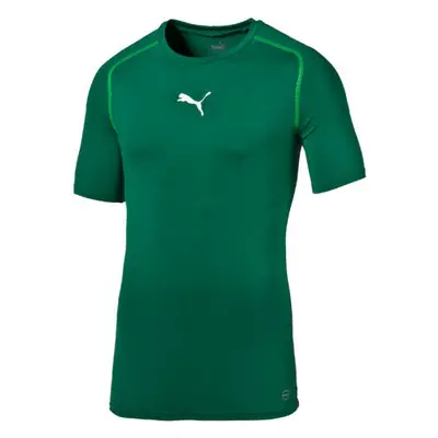 Puma LIGA BASELAYER TEE Pánské funkční triko, zelená, velikost