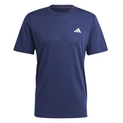 adidas TRAIN ESSENTIALS TEE Pánské tréninkové tričko, tmavě modrá, velikost