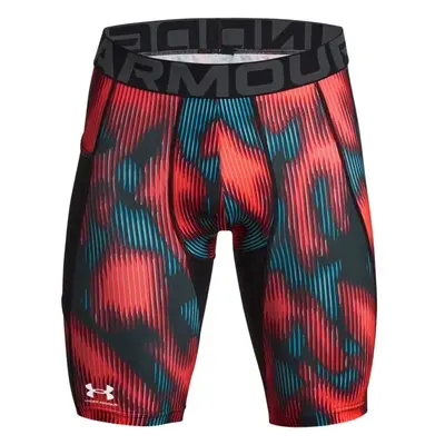 Under Armour HEATGEAR PRINTED LONG SHORTS Pánské šortky, červená, velikost