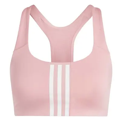 adidas POWERIMPACT 3-STRIPES BRA Dámská sportovní podprsenka, růžová, velikost