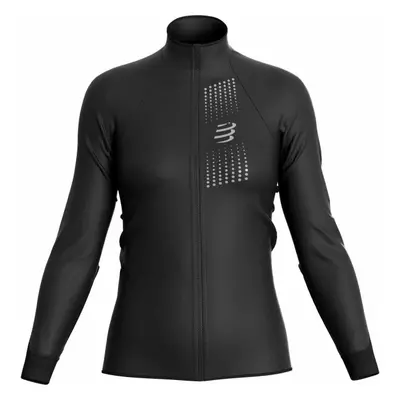 Compressport HURRICANE WINDPROOF JACKET W Dámská větruodolná bunda, černá, velikost