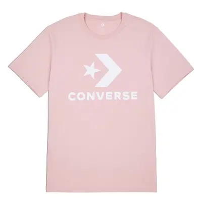 Converse STANDARD FIT STAR CHEV Unisex tričko, růžová, velikost