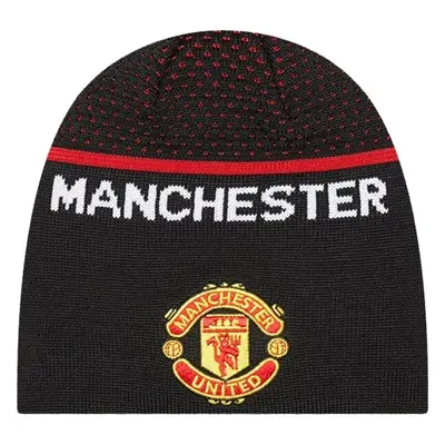 New Era ENGINEERED SKULL BEANIE MANCHESTER UNITED Zimní čepice, černá, velikost